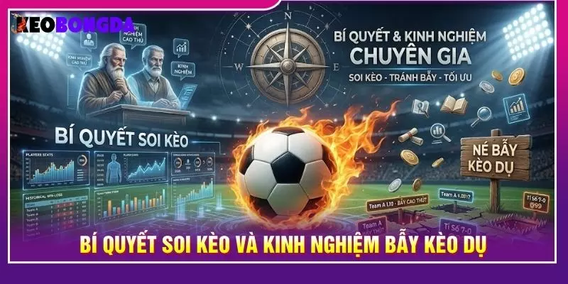 Bí quyết soi kèo và kinh nghiệm bẫy kèo dụ