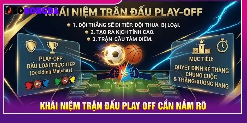 Khái niệm trận đấu play off cần nắm rõ