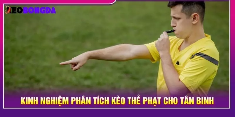 Kinh nghiệm phân tích kèo thẻ phạt cho tân binh