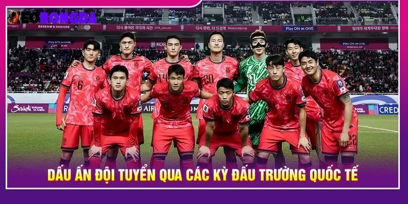Dấu ấn đội tuyển qua các kỳ đấu trường quốc tế