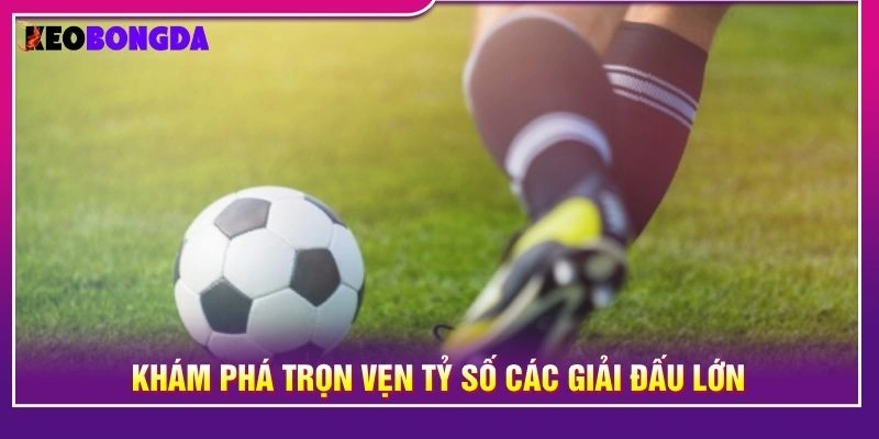Khám phá trọn vẹn tỷ số các giải đấu lớn