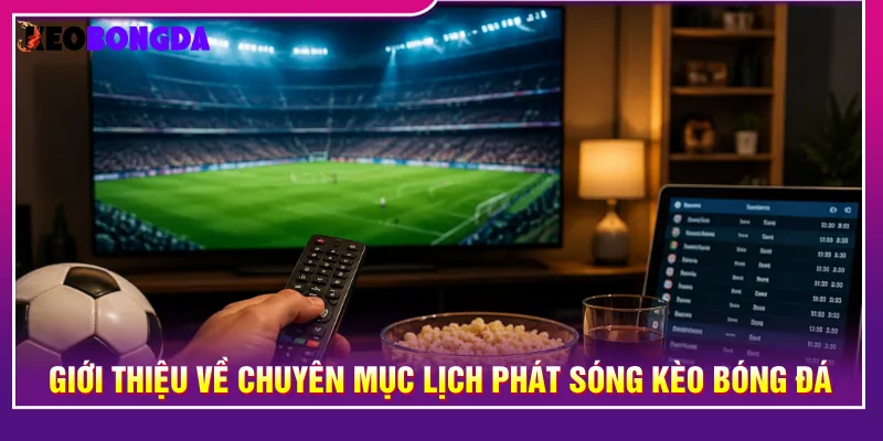 Lịch phát sóng cung cấp đầy đủ thông tin để dễ nắm bắt